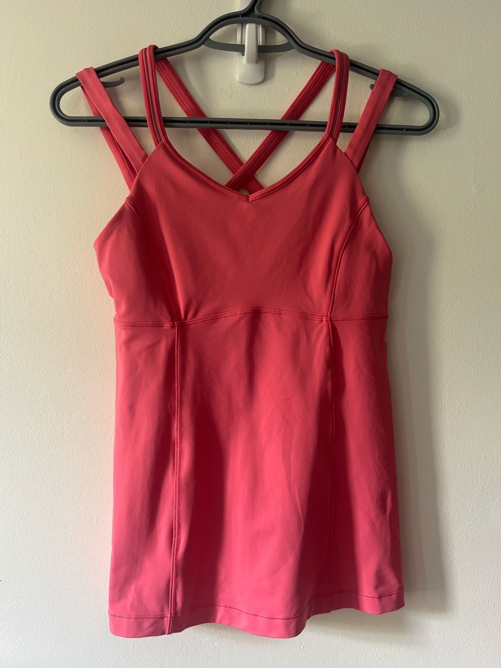 Lululemon Happy Strappy Tank Pink Lemonade Size 8